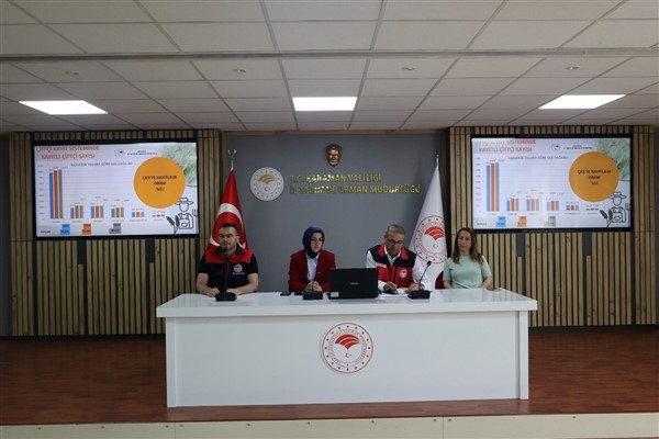 Karaman’da zirai don zararına yönelik değerlendirme toplantısı yapıldı