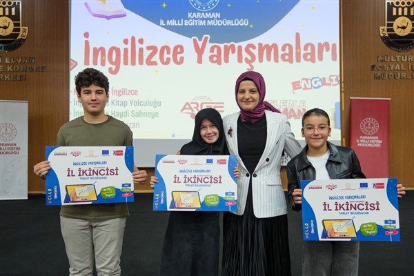 Karaman’da ortaokul düzeyindeki İngilizce yarışmaları finali gerçekleştirildi