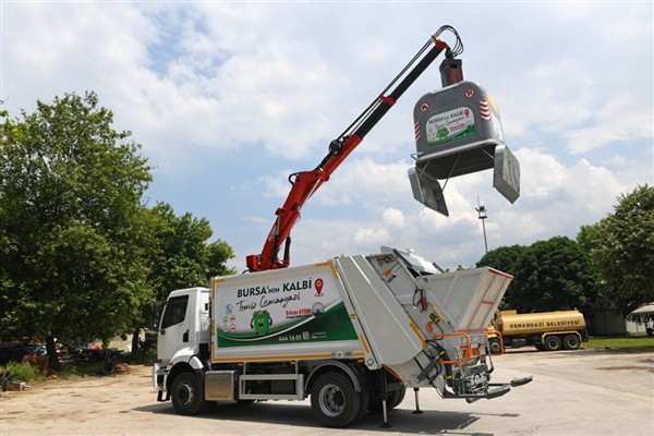 Osmangazi’de yerüstü çöp konteyner sistemine geçiliyor