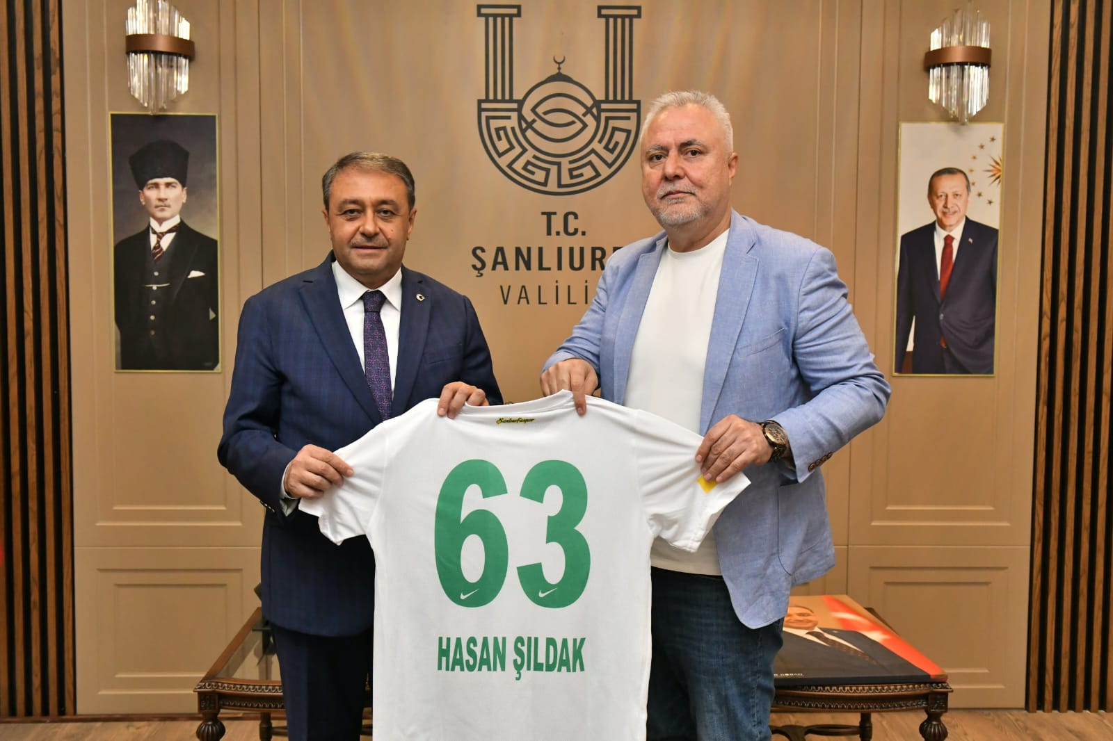 Şanlıurfaspor yönetiminden Vali Şıldak’a ziyaret