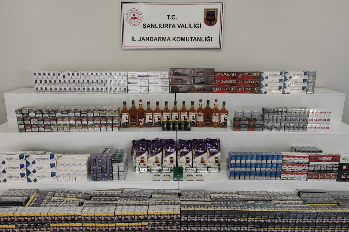 Şanlıurfa’da kaçakçılık operasyonu