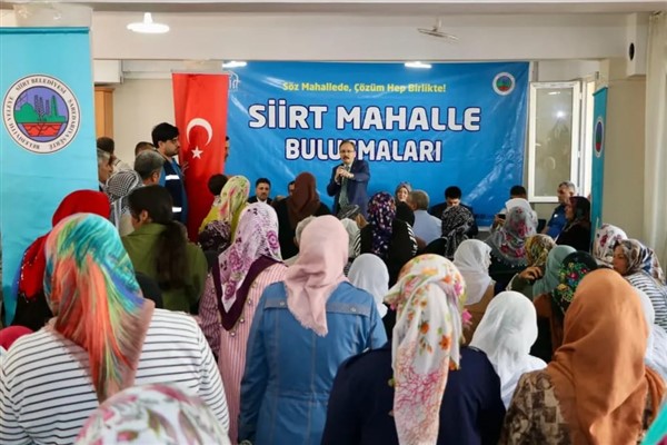 Siirt Valisi Kızılkaya, Barış Mahallesi sakinleriyle buluştu