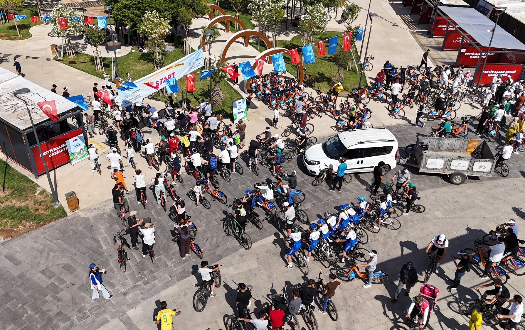 Gaziantep Bisiklet Festivali gerçekleştirildi