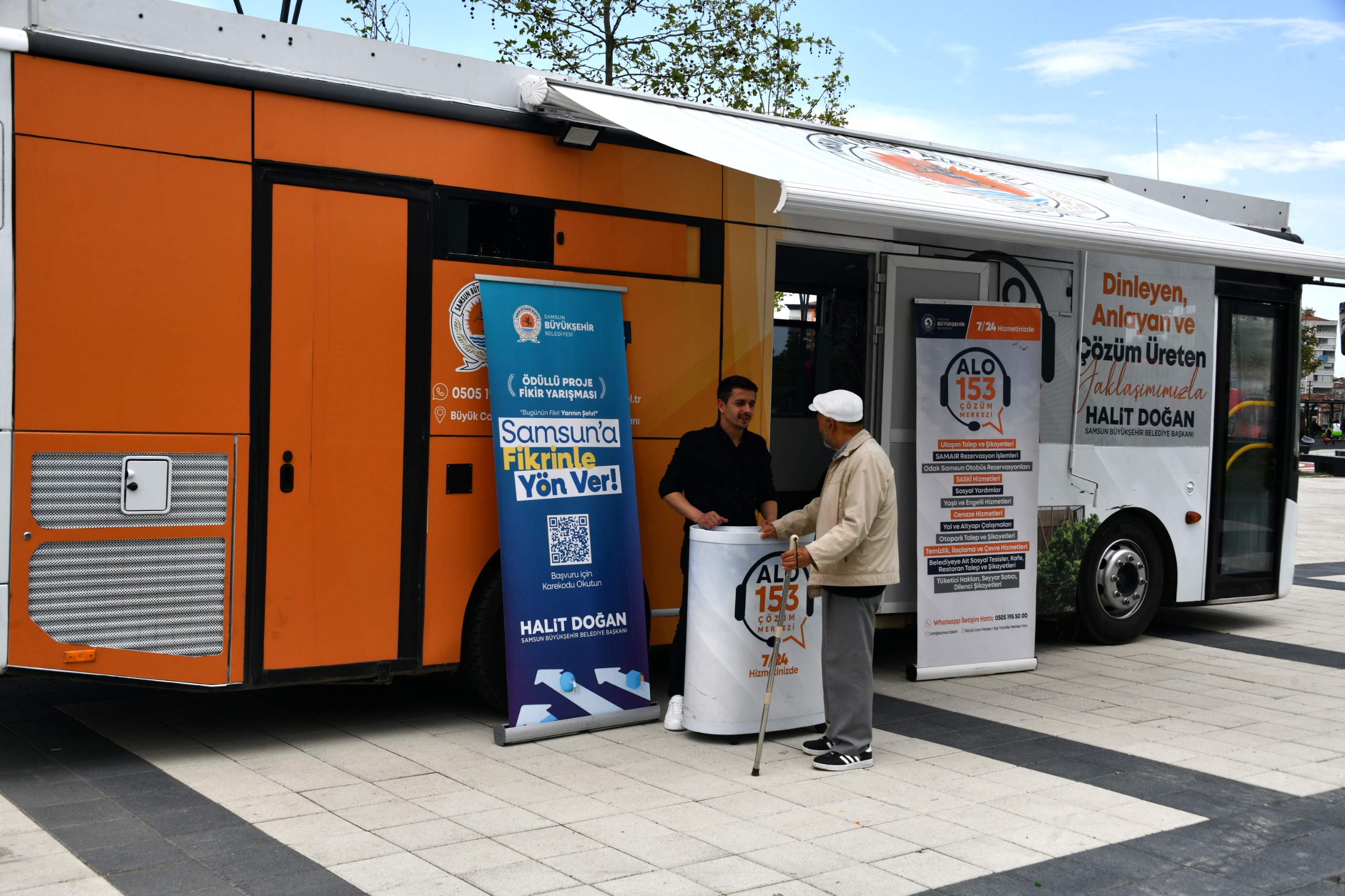 Samsun Büyükşehir Belediyesi’nden Alo 153 Çözüm Merkezi