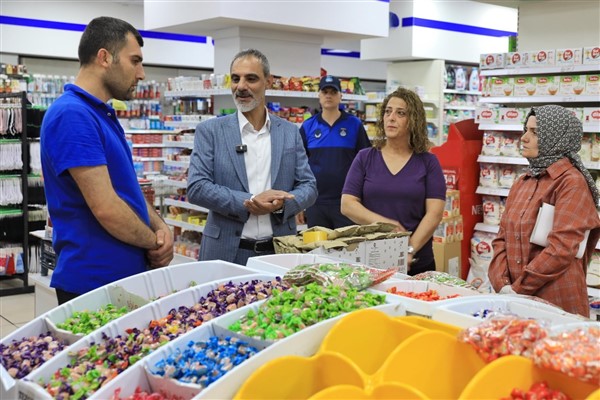 Eş Başkan Dündar, bayram öncesi denetimlere katıldı