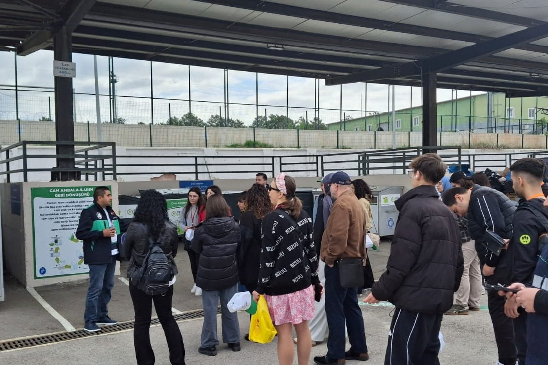 Erasmus öğrencileri, Sıfır Atık Merkezi’ni ziyaret etti