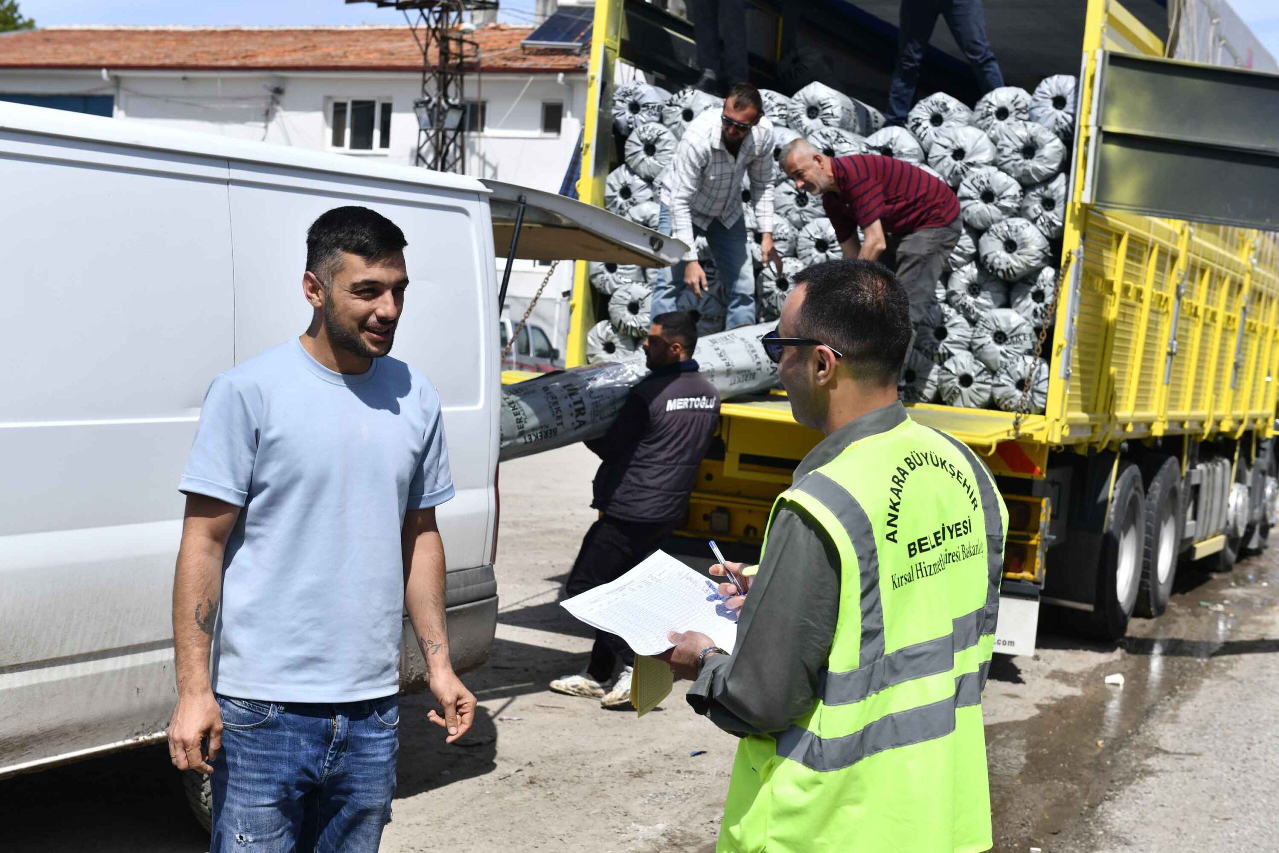 Ankara’da çiftçilere sera malzemesi desteği sağlanıyor