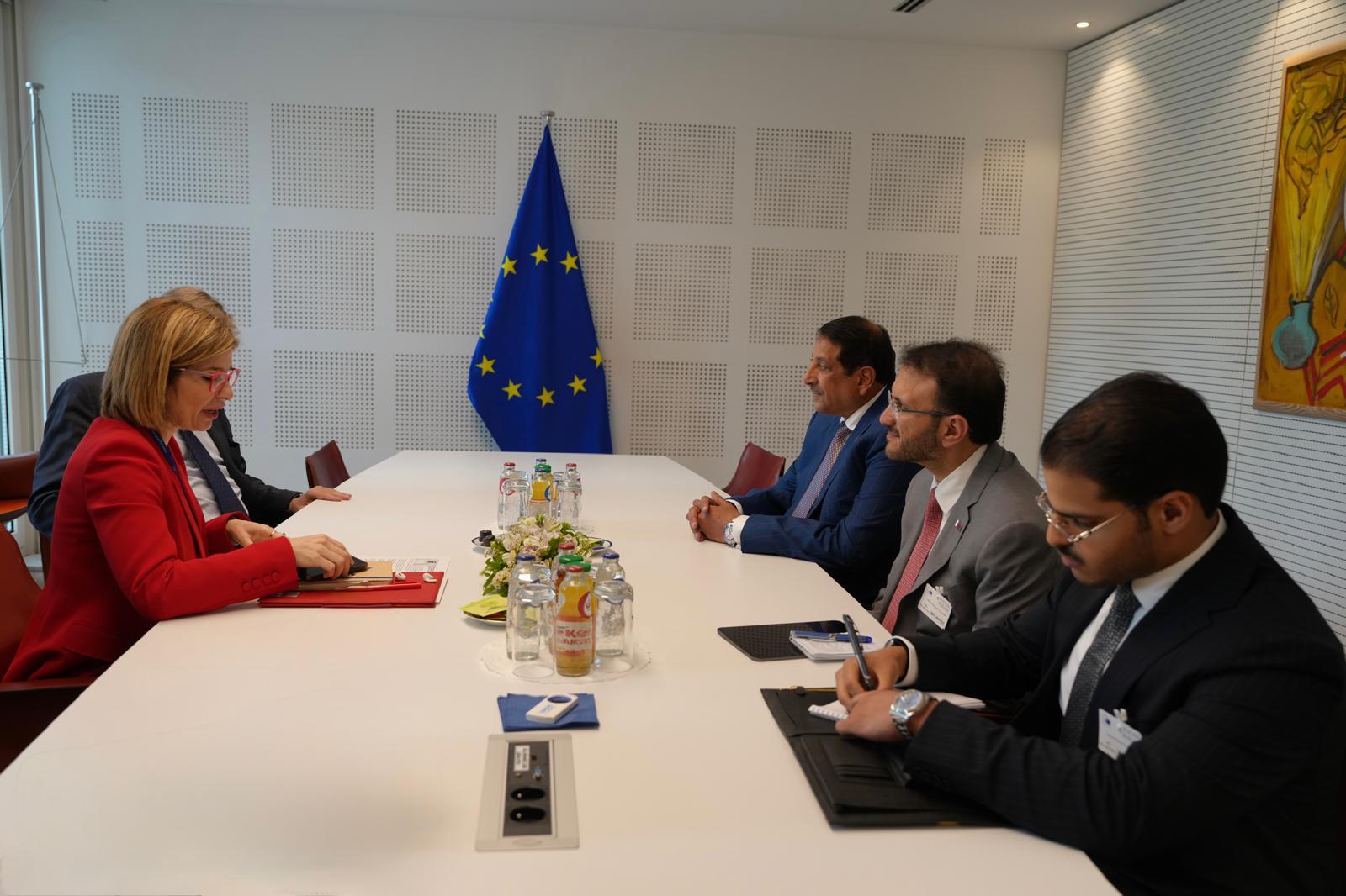 Al Ansari, AP Dış İlişkiler Komitesi Başkan Yardımcısı Jalloul ile görüştü