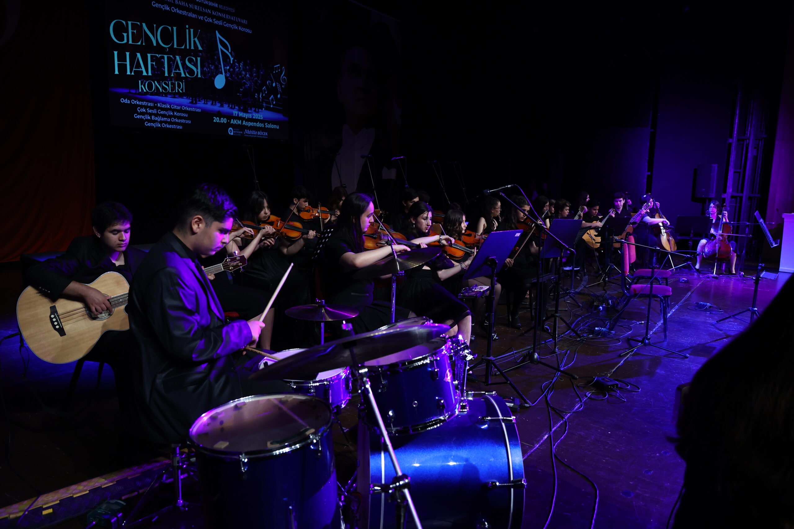 Antalya’da 19 Mayıs kapsamında “Gençlik Haftası Konseri” düzenlendi