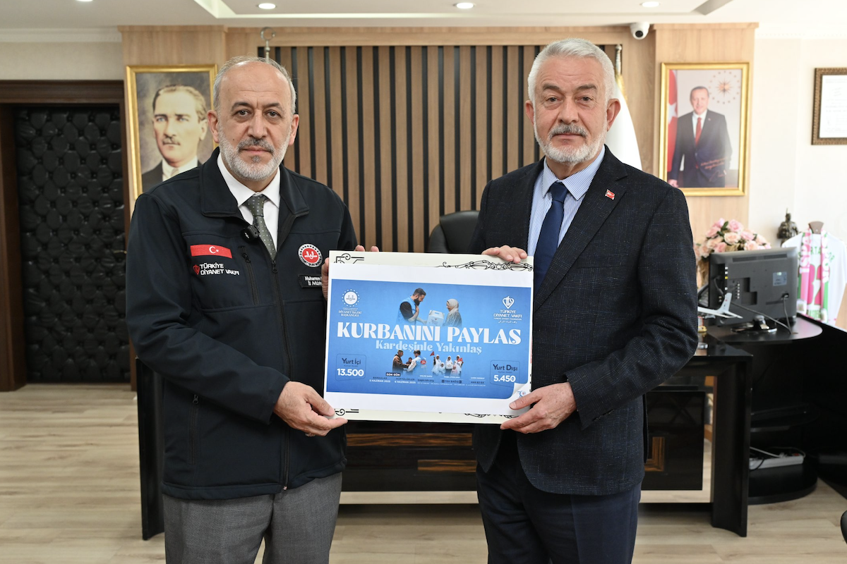 Başkan Başdeğirmen, Filistin’e kurban bağışı yaptı