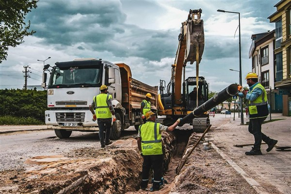 İnegöl’de altyapı çalışmaları sürdürülüyor