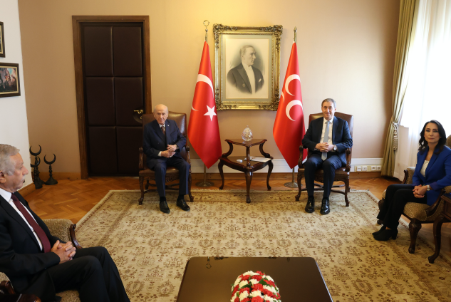 DEM Parti heyeti, Bahçeli’nin de yer aldığı MHP heyetiyle görüştü