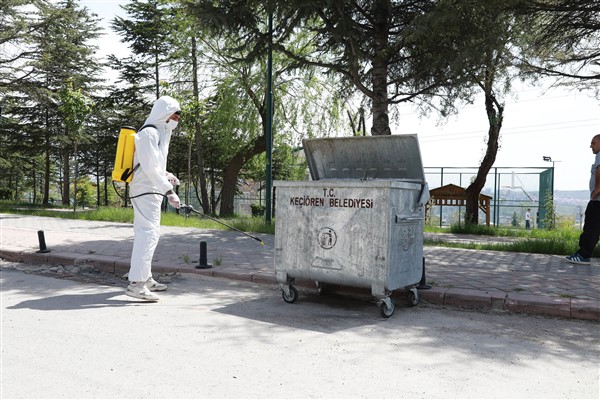 Keçiören’de ilaçlama çalışmaları sürdürülüyor