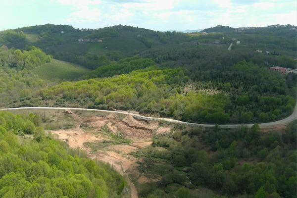 Akören Göleti’nde çalışmalar sürüyor