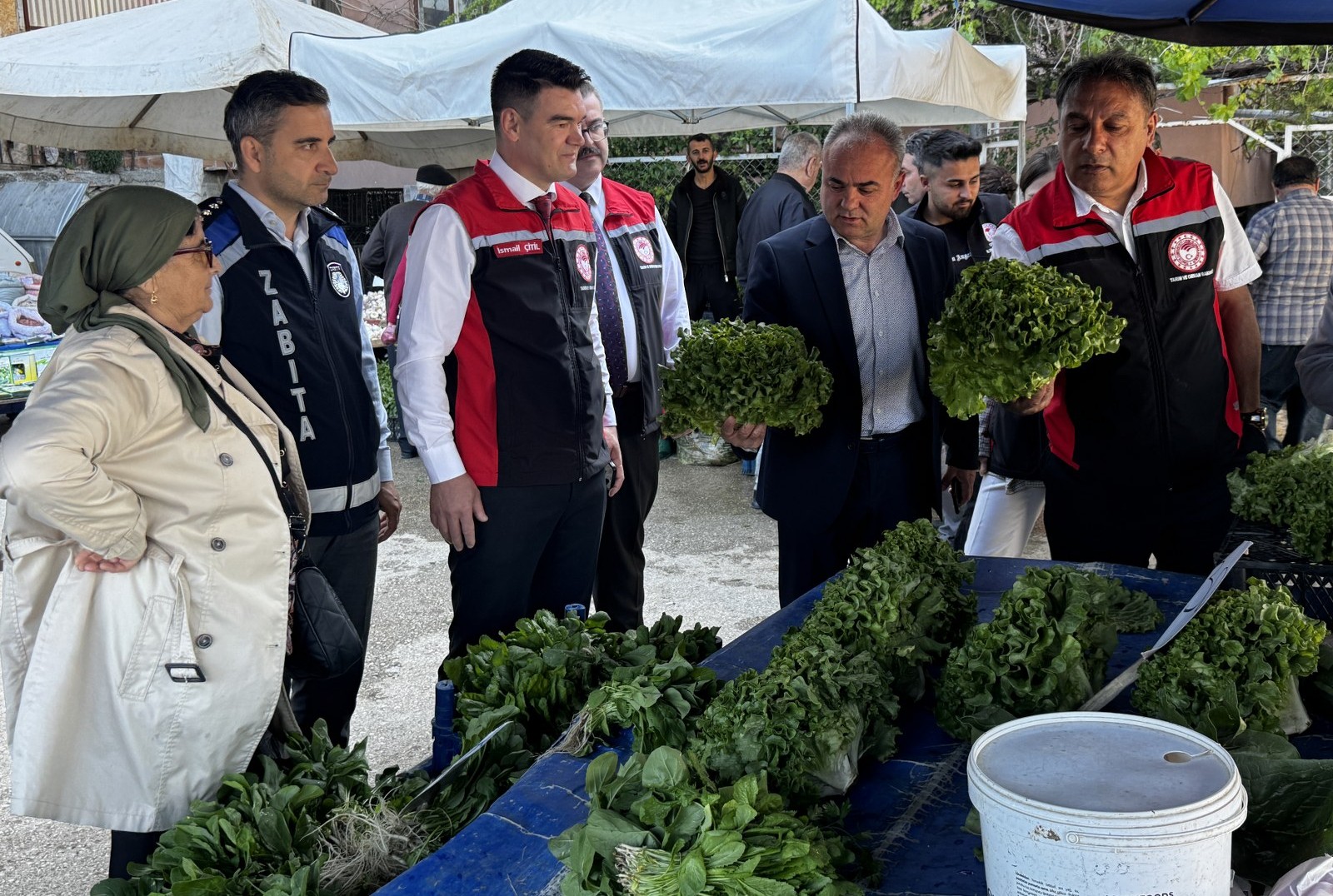 Çarşamba Pazarı’nda hijyen denetimi