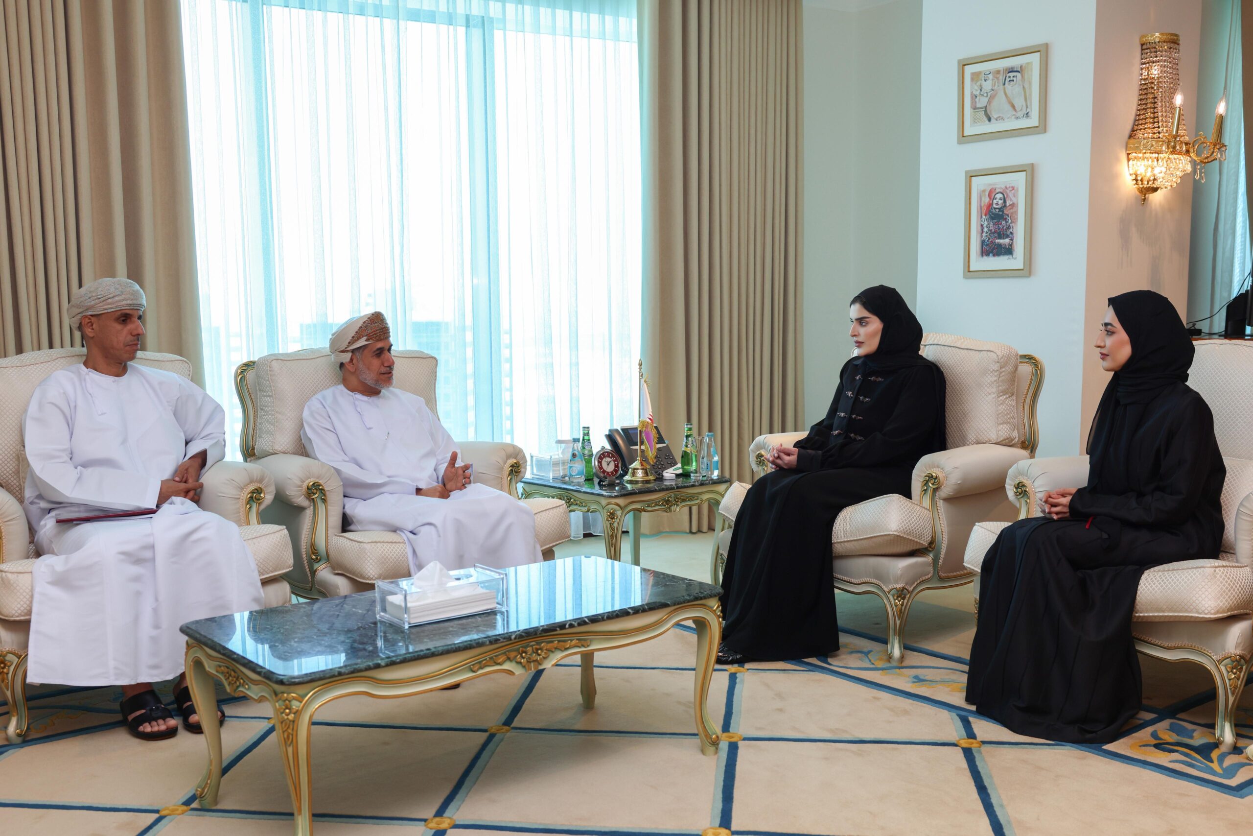 Al Misnad, Umman ulusal ekibiyle görüştü