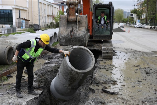 SASKİ, Alaçam’da içme ve yağmur suyu hatlarını yeniliyor