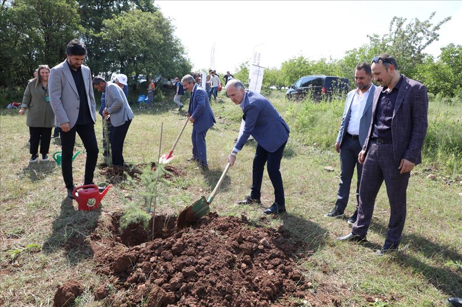 İnegöl’de Çevre Haftasında 150 fidan toprakla buluştu