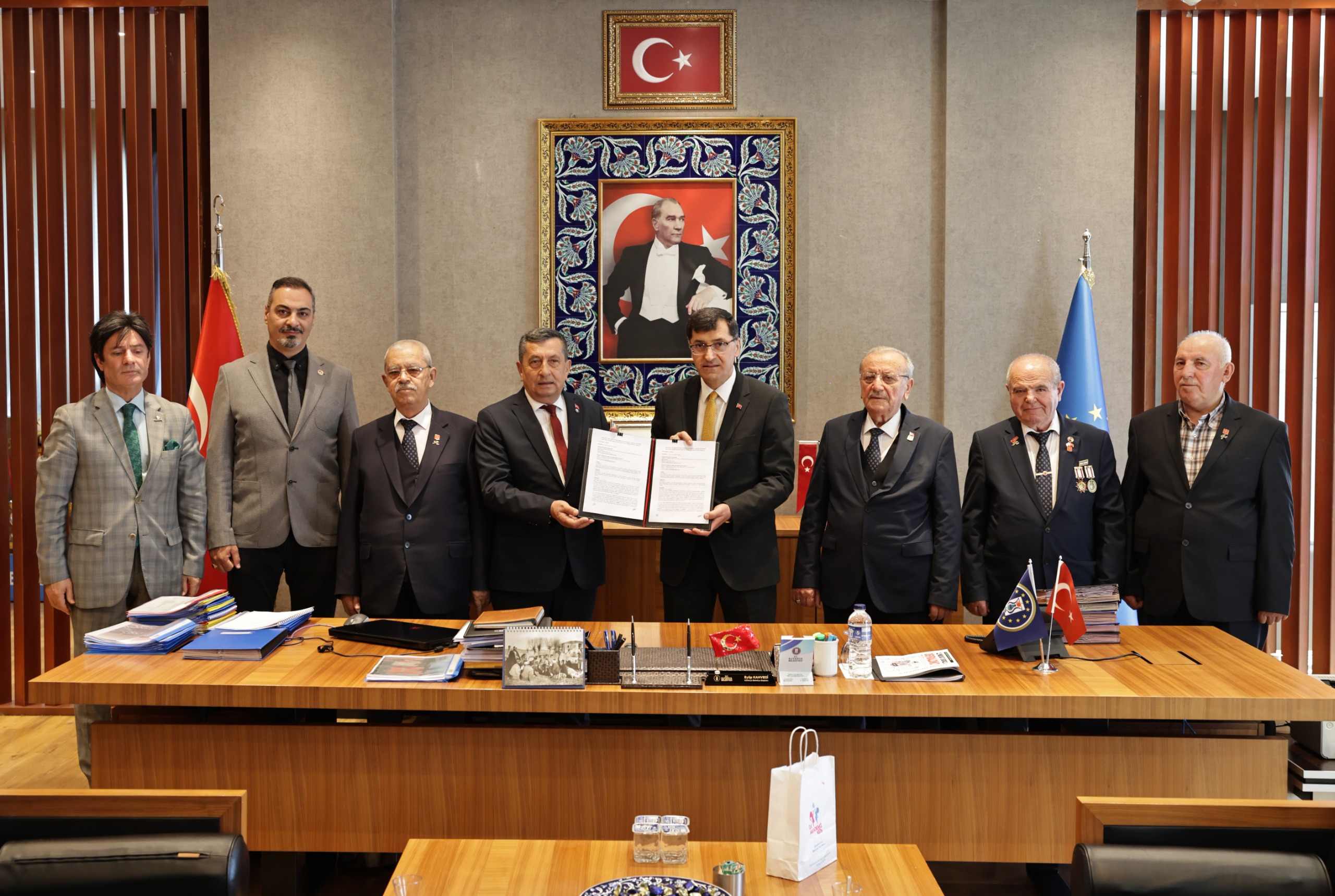 Kütahya Belediyesi ile Türkiye Muharip Gaziler Derneği arasında iş birliği