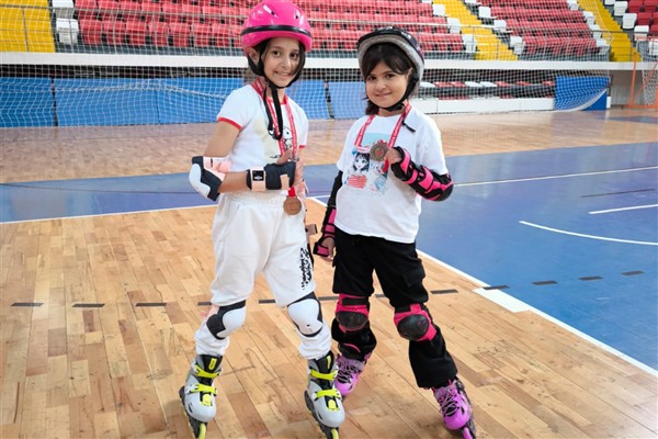 Karaman’da tekerlekli paten müsabakası düzenlendi