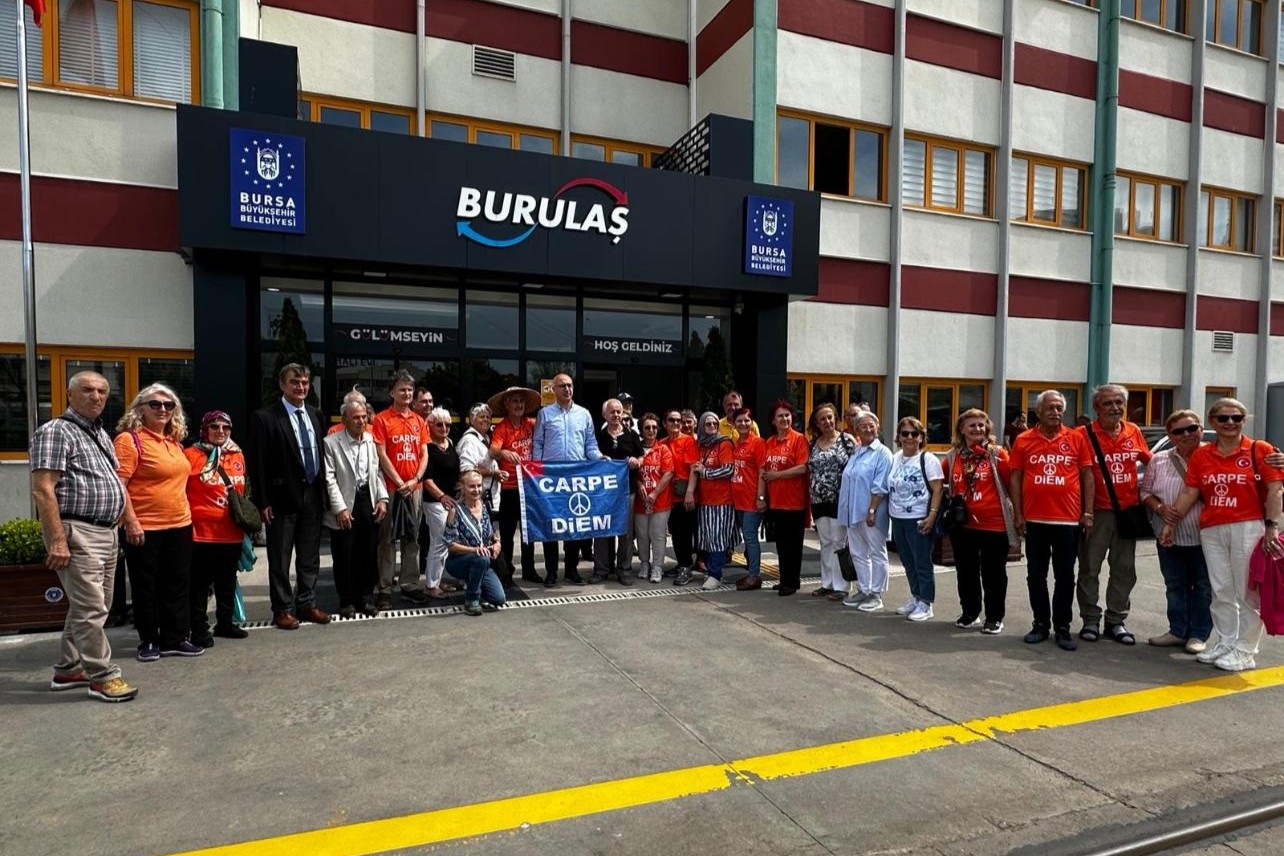 Carpe Diem Yürüyüş Grubu, BURULAŞ’ı ziyaret etti