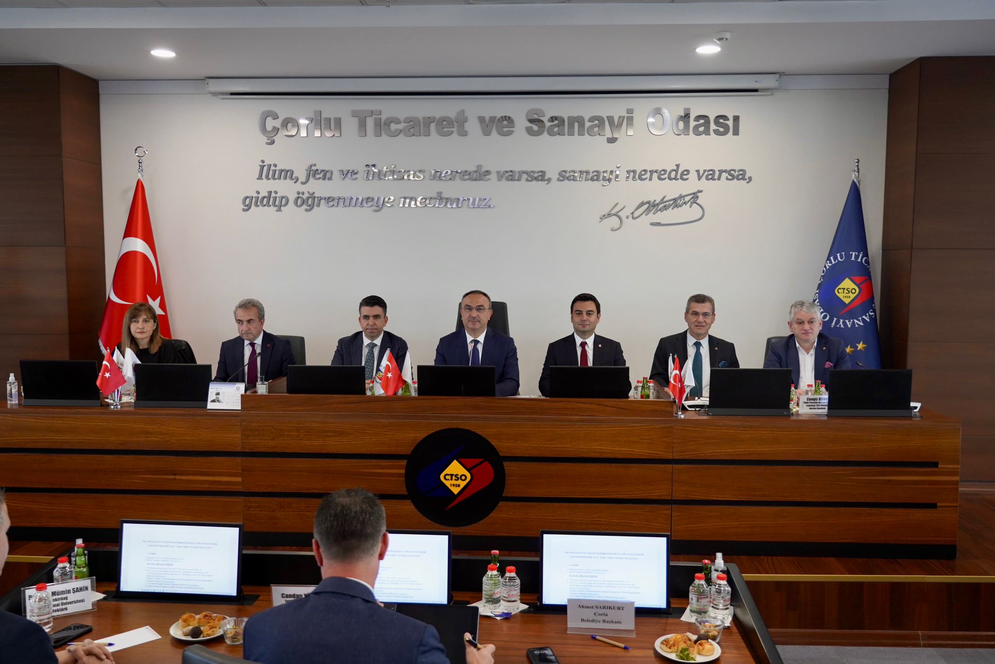 Başkan Sarıkurt, Tekirdağ Sanayi ve Teknoloji İş Birliği Kurulu Toplantısına katıldı