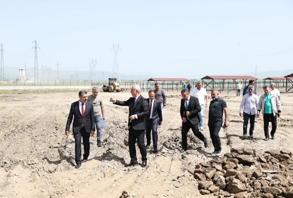 Vali Çakır, Hayvan Barınağı ve Doğal Yaşam Alanı Projesi’nin son aşamalarını inceledi