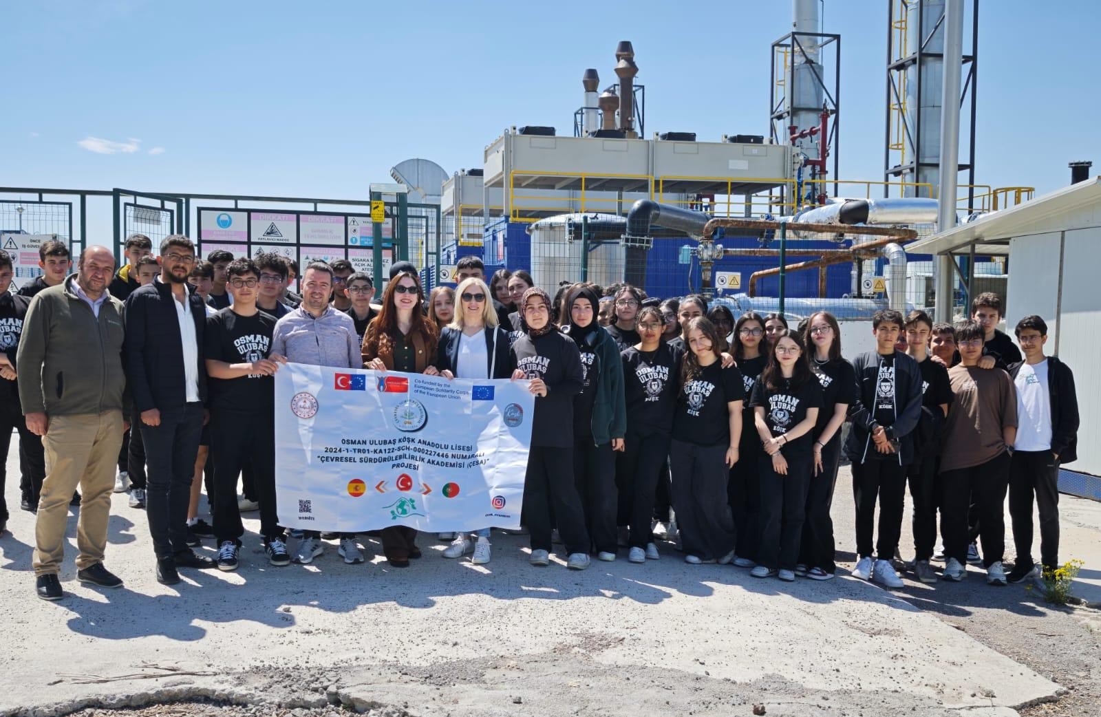 Öğrencilerden Katı Atık Düzenli Depolama Tesisi’ne ziyaret