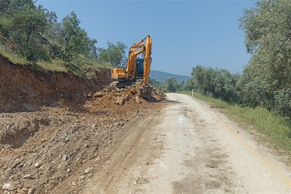 Muğla Büyükşehir Belediyesi’nden yol çalışması