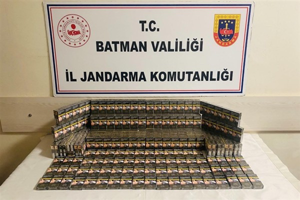 Batman’da 422 paket kaçak sigara ele geçirildi