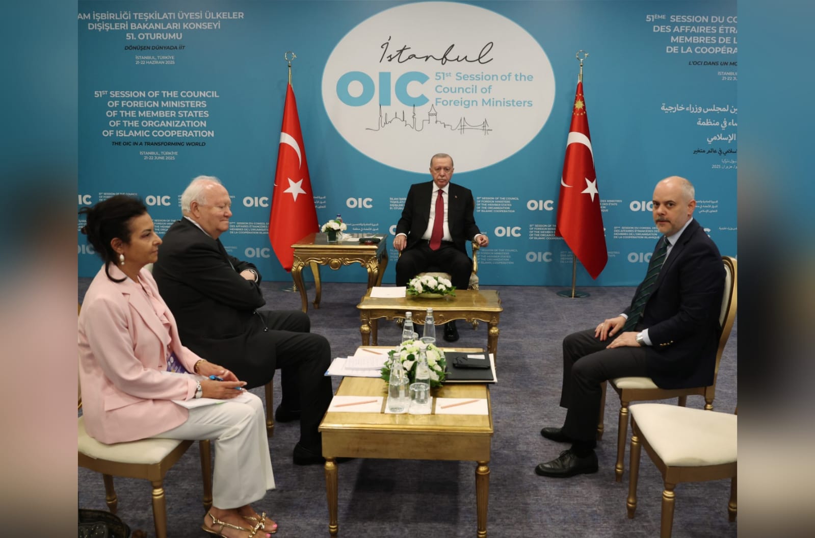 Cumhurbaşkanı Erdoğan, BM UNAOC Yüksek Temsilcisi Moratinos’u kabul etti