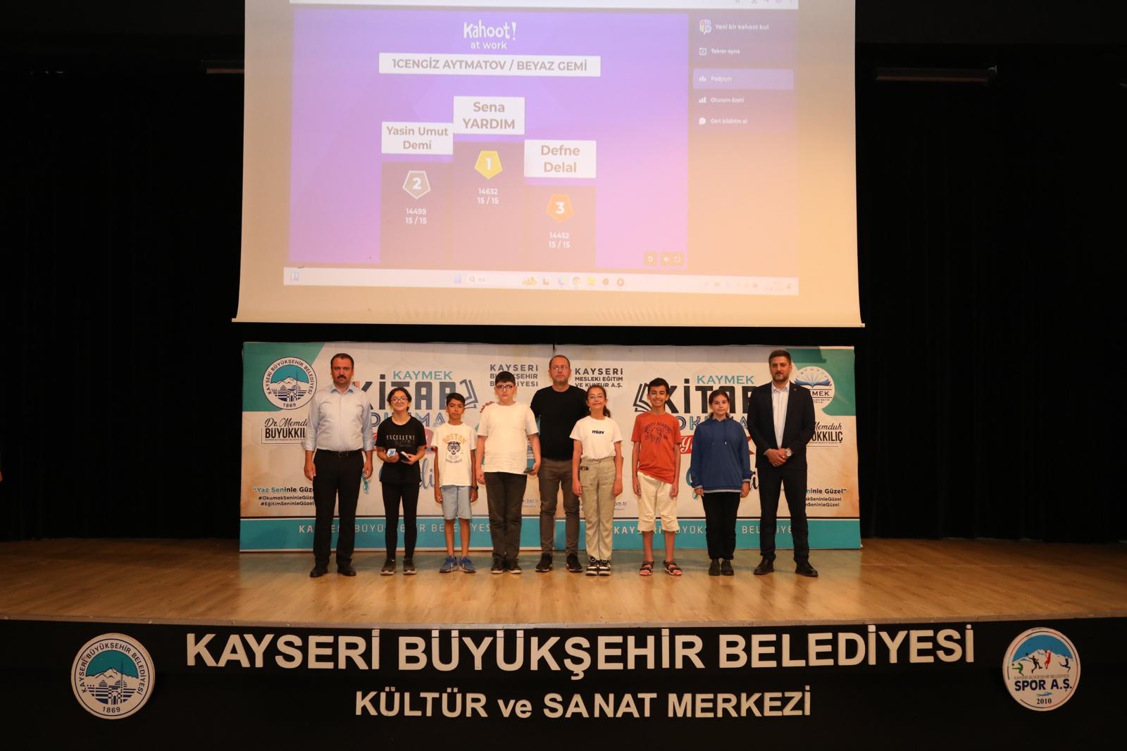 KAYMEK’in 4’üncü Kitap Okuma Yarışması’nda kazananlar belli oldu