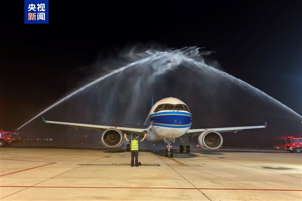 Çin’in C919 yolcu uçağı ilk bölgesel seferini yaptı