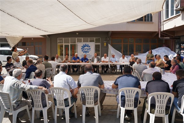 Başkan Aydın, sanayi esnafı ve esnaf temsilcileriyle buluştu