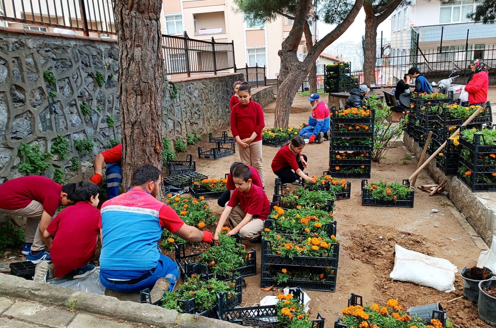 Kağıthane Belediyesi’nden peyzaj çalışması