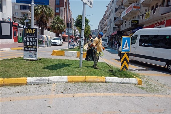 Aydın Büyükşehir Belediyesi’nden Kuşadası’nda peyzaj çalışması