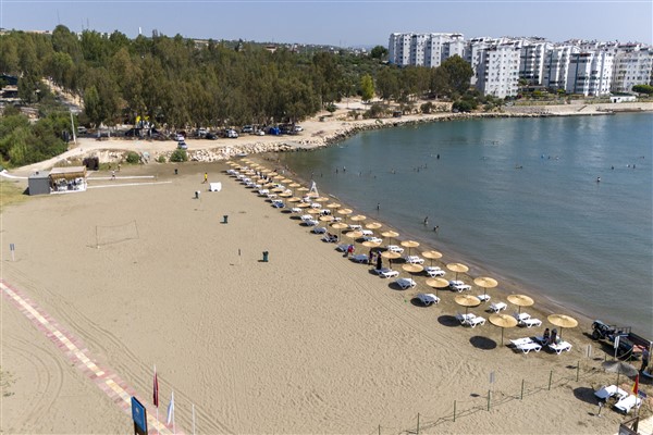 Mersin‘in halk plajları yaza hazır