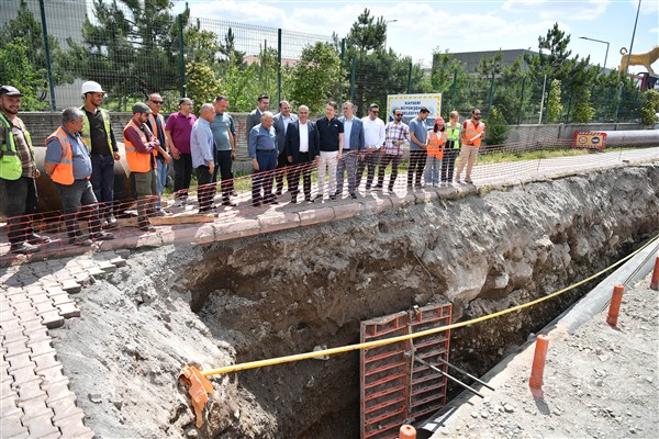 Başkan Büyükkılıç’tan altyapı çalışmalarına inceleme