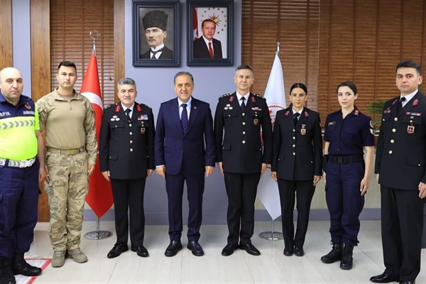 Bingöl İl Jandarma Komutanlığı’ndan Vali Usta’ya ziyaret