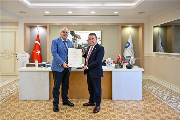 Başkan Arslan’dan Başkan Böcek’e ziyaret