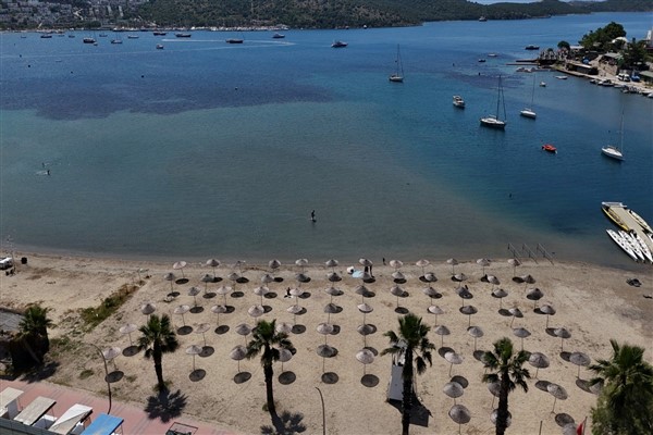 Bodrum’da halk plajları, yaz sezonuna hazır