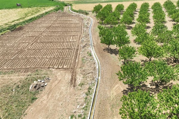 Malatya Çayırköy Mahallesinde sulama kanalı çalışmaları sürdürülüyor