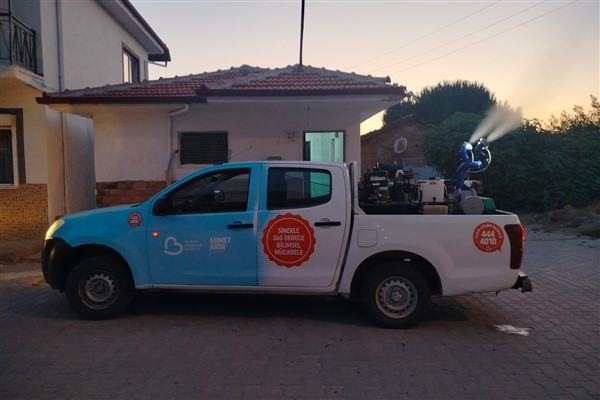 Balıkesir’de sivrisinekle ve haşereyle mücadele devam ediyor