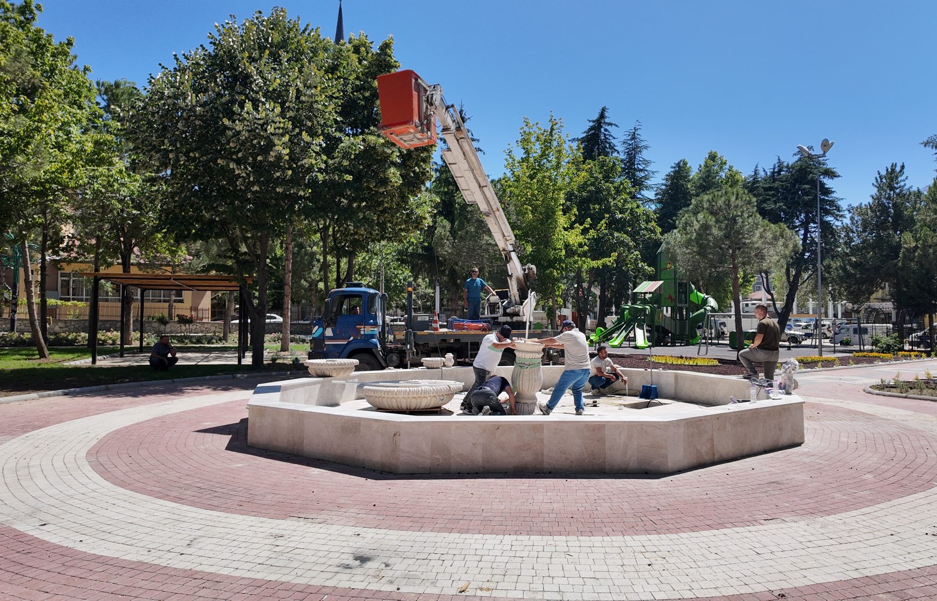 Gülistan park ve yaşam alanı tamamlandı