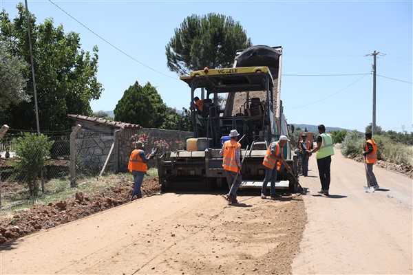 Muğla Büyükşehir, kısalda yol yenileme çalışmalarını sürdürüyor