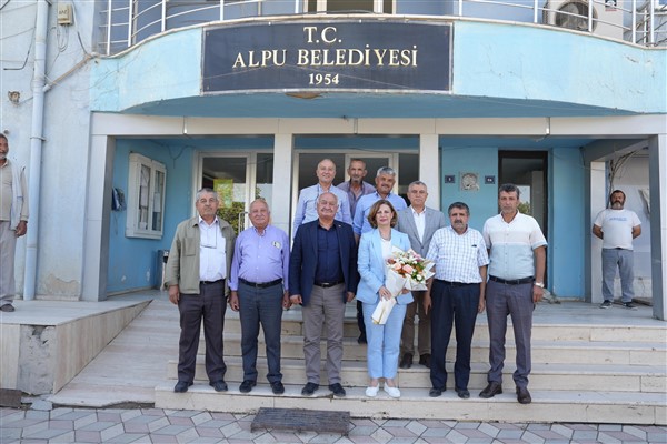 Başkan Ünlüce, Alpu’yu ziyaret etti