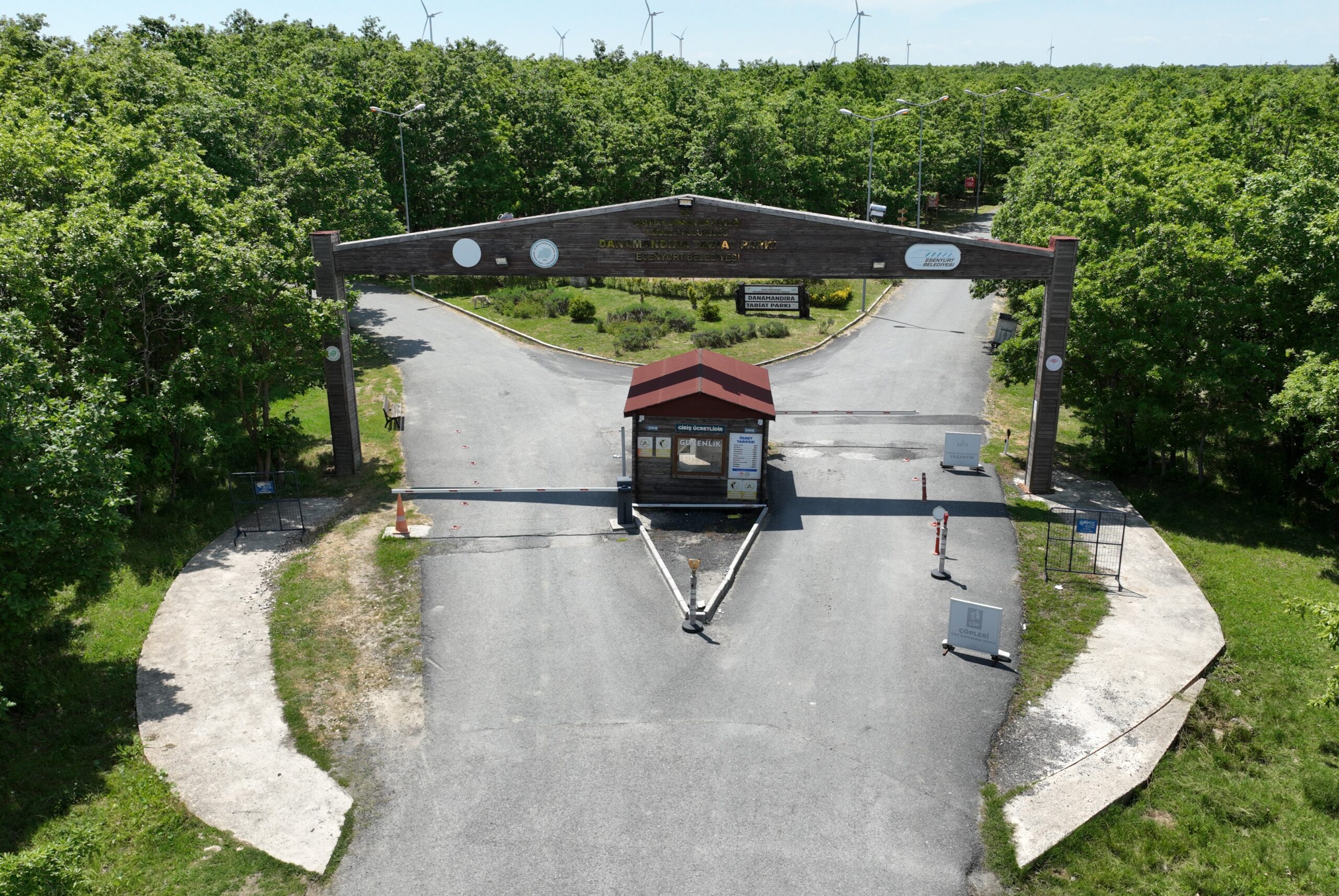 Danamandıra Tabiat Parkı, ziyaretçilerini ağırlamaya devam ediyor