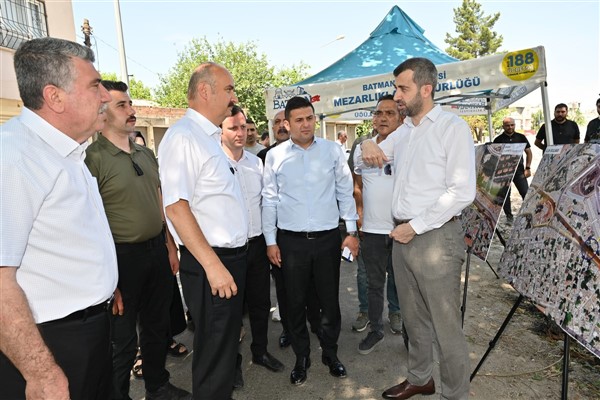 Batman Valisi Canalp, İluh Deresindeki çalışmaları inceledi