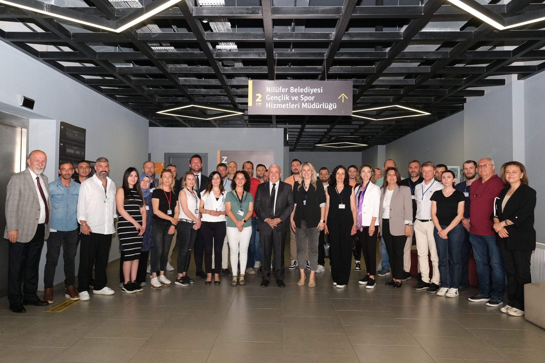 Nilüfer Belediyesi çalışanları bayramlaştı