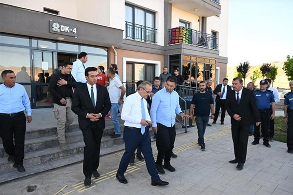 Vali  Yavuz Kuluncak ilçesinde inceleme yaptı